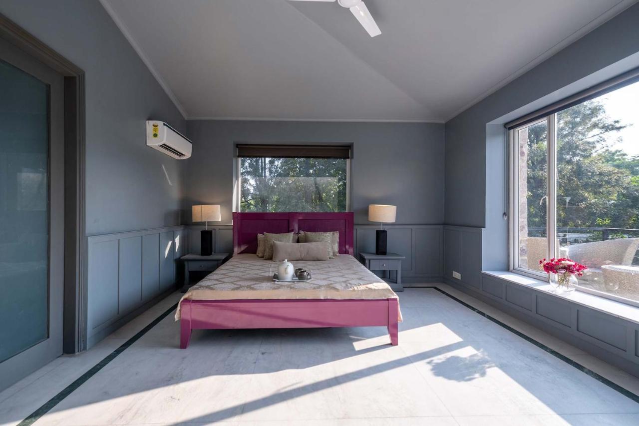 Stayvista At The Banyan Abode With Pool Table, Pet Friendly & Outdoor Pool Manesar Extérieur photo